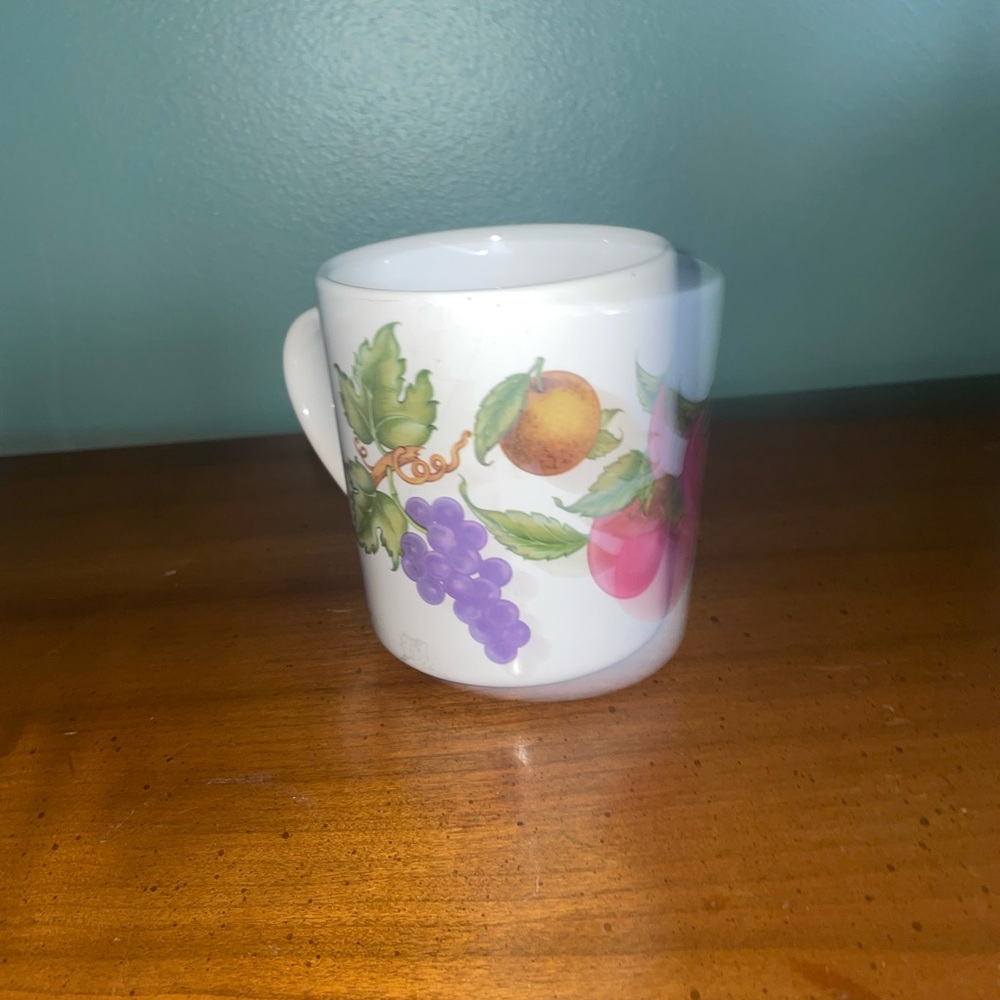 Fruit Pattern Ceramic Mug